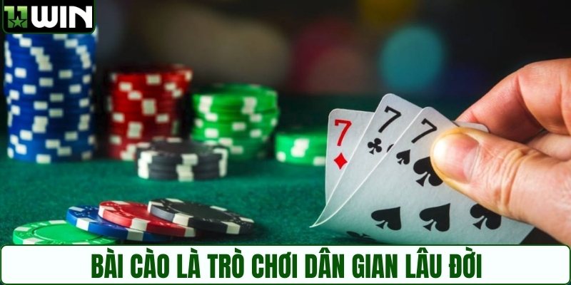 Bài cào là trò chơi dân gian lâu đời