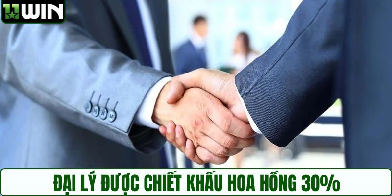 Đại lý được chiết khấu hoa hồng 30%