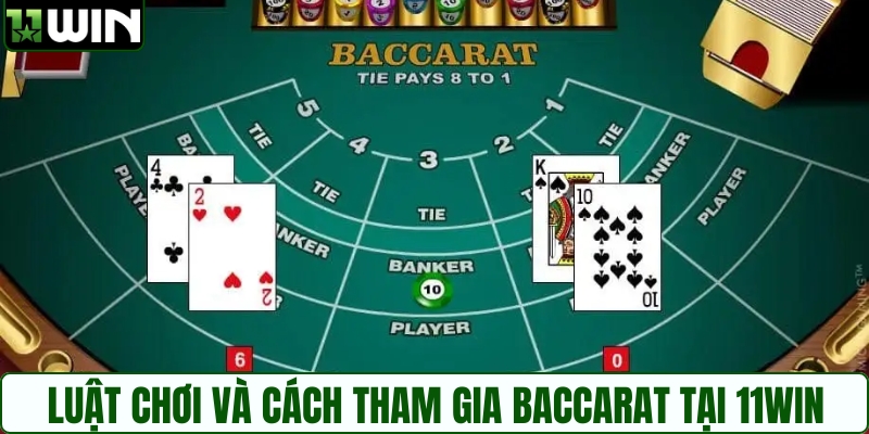 Luật chơi và cách tham gia Baccarat tại 11WIN